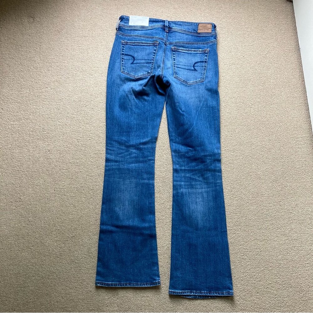 American Eagle Kick Boot Super Stretch Bootcut Jeans 6 NWT